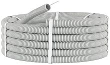 Гофра ПВХ DKC Octopus Д=40 тяжелая с протяжкой серый (20м) картинка